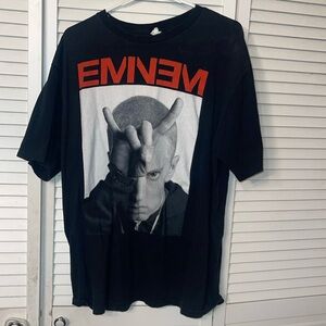 Eminem Size 2X The Monster Tour 2014 Band Tee Black Devil Horn Rap Concert